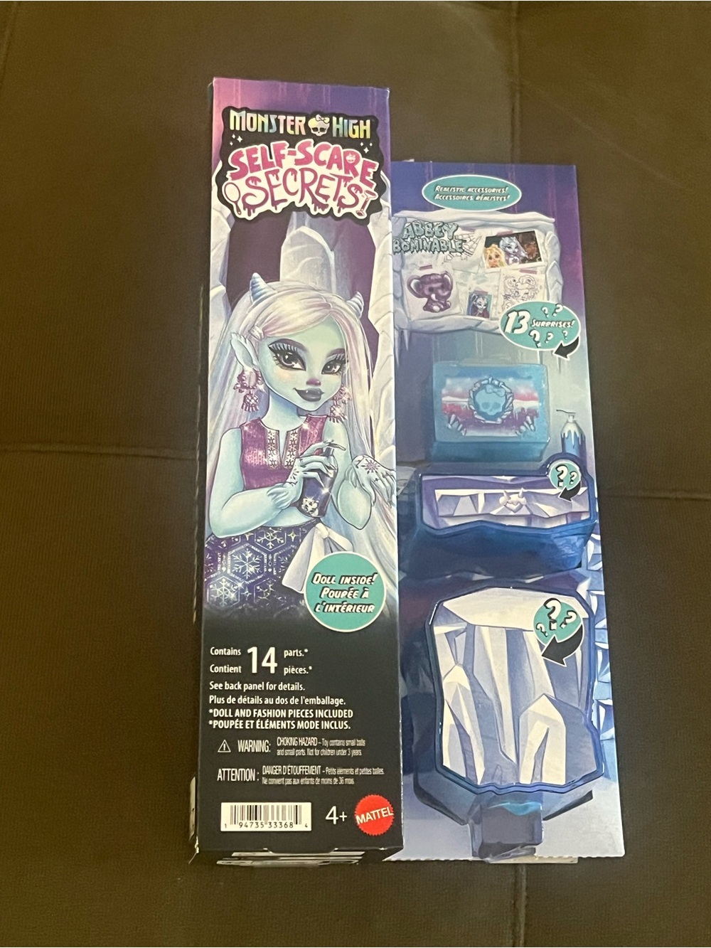 Mattel Monster High Self-Scare Secrets Doll Pack - Purple & Blue Accents